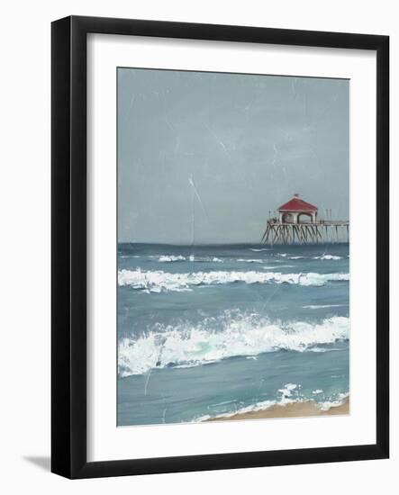 Fishing Pier Diptych I-Jade Reynolds-Framed Art Print