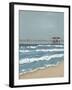 Fishing Pier Diptych II-Jade Reynolds-Framed Art Print