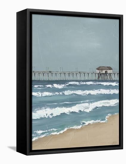 Fishing Pier Diptych II-Jade Reynolds-Framed Stretched Canvas