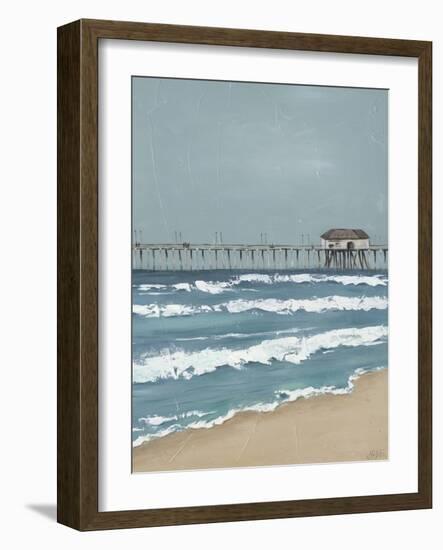 Fishing Pier Diptych II-Jade Reynolds-Framed Art Print