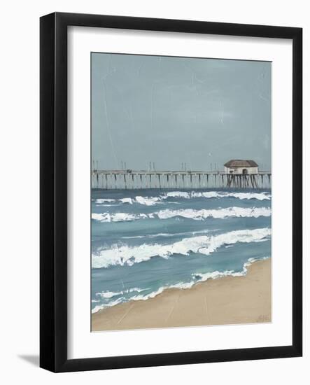 Fishing Pier Diptych II-Jade Reynolds-Framed Art Print