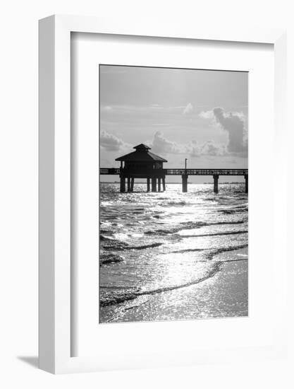 Fishing Pier Fort Myers Beach at Sunset - Florida-Philippe Hugonnard-Framed Photographic Print