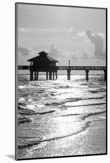 Fishing Pier Fort Myers Beach at Sunset - Florida-Philippe Hugonnard-Mounted Photographic Print