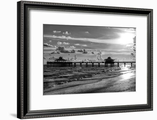 Fishing Pier Fort Myers Beach at Sunset - Florida-Philippe Hugonnard-Framed Photographic Print