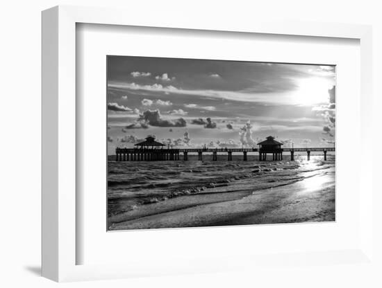 Fishing Pier Fort Myers Beach at Sunset - Florida-Philippe Hugonnard-Framed Photographic Print