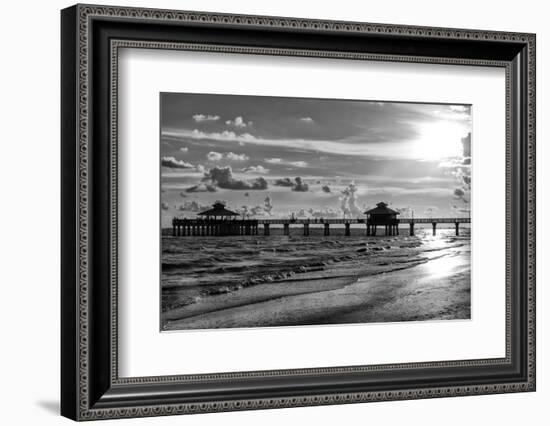 Fishing Pier Fort Myers Beach at Sunset - Florida-Philippe Hugonnard-Framed Photographic Print