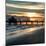 Fishing Pier Fort Myers Beach at Sunset-Philippe Hugonnard-Mounted Photographic Print