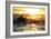 Fishing Pier - In the Style of Oil Painting-Philippe Hugonnard-Framed Giclee Print