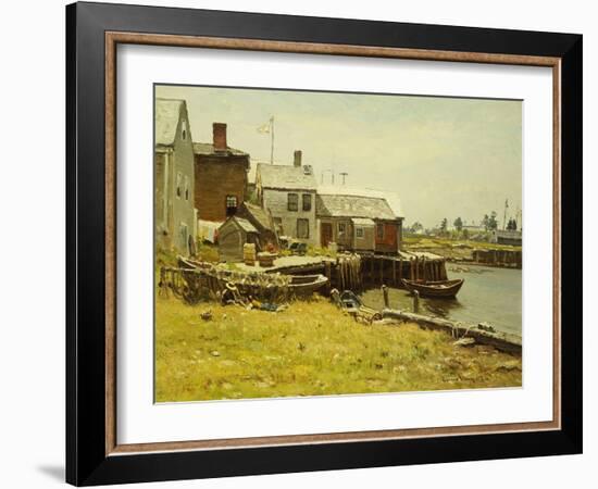 Fishing Pier-John Joseph Enneking-Framed Giclee Print