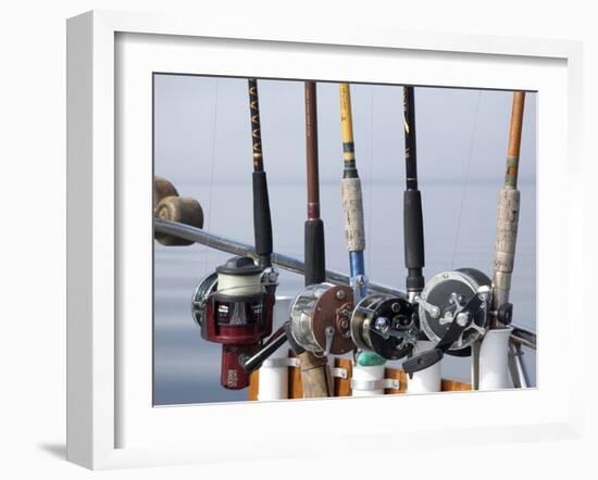 Fishing Poles, Alaska, Usa-Savanah Stewart-Framed Photographic Print