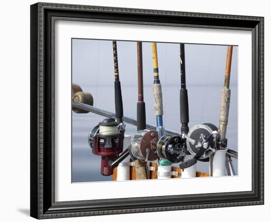 Fishing Poles, Alaska, Usa-Savanah Stewart-Framed Photographic Print