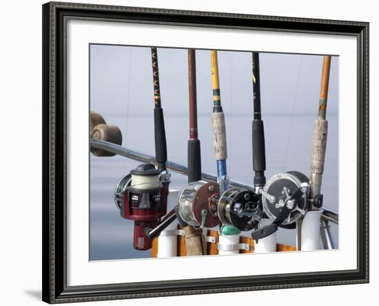 Fishing Poles, Alaska, Usa-Savanah Stewart-Framed Photographic Print