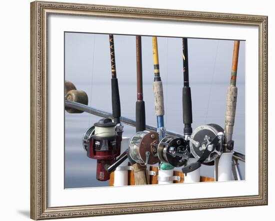 Fishing Poles, Alaska, Usa-Savanah Stewart-Framed Photographic Print