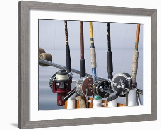 Fishing Poles, Alaska, Usa-Savanah Stewart-Framed Photographic Print