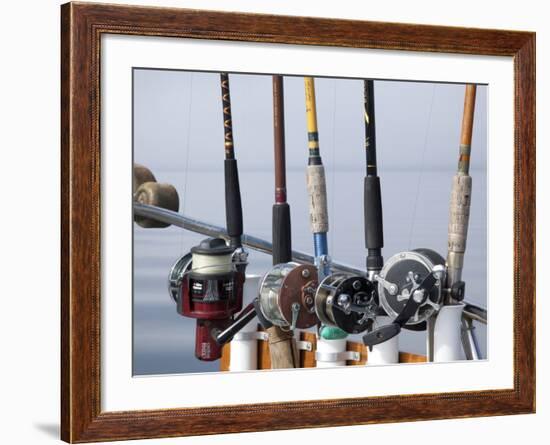 Fishing Poles, Alaska, Usa-Savanah Stewart-Framed Photographic Print