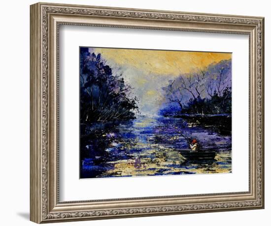 Fishing Pond-Pol Ledent-Framed Art Print