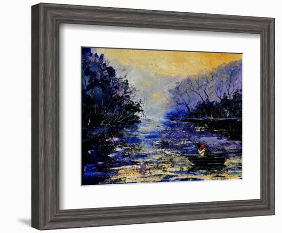 Fishing Pond-Pol Ledent-Framed Art Print