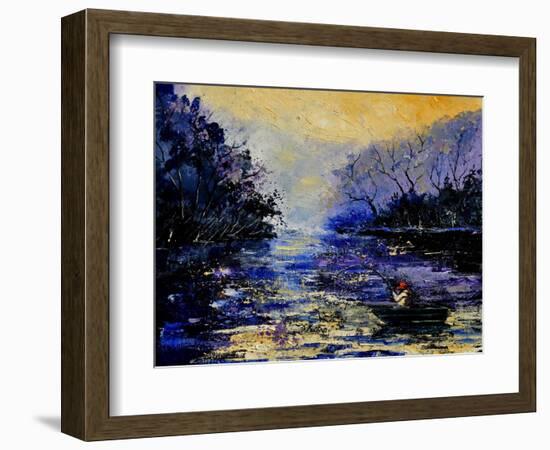 Fishing Pond-Pol Ledent-Framed Art Print