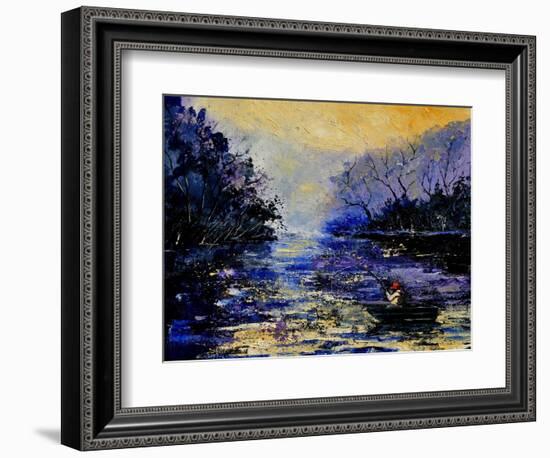 Fishing Pond-Pol Ledent-Framed Art Print