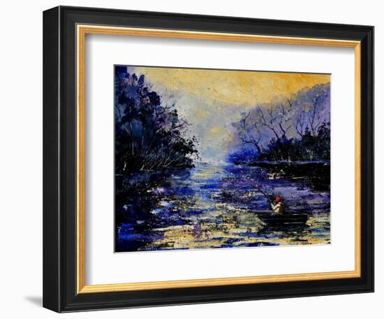 Fishing Pond-Pol Ledent-Framed Art Print