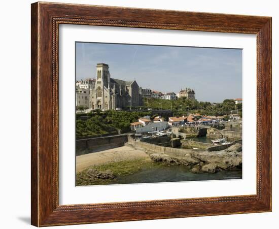 Fishing Port, Biarritz, Basque Country, Pyrenees-Atlantiques, Aquitaine, France, Europe-Robert Harding-Framed Photographic Print