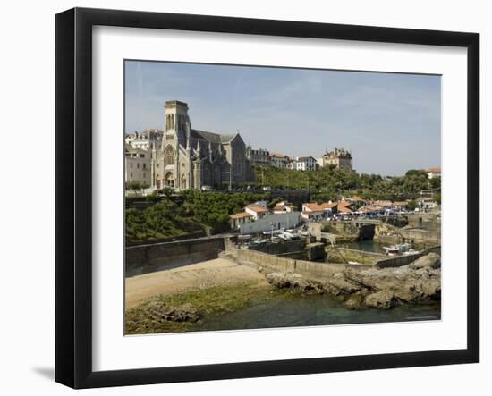 Fishing Port, Biarritz, Basque Country, Pyrenees-Atlantiques, Aquitaine, France, Europe-Robert Harding-Framed Photographic Print