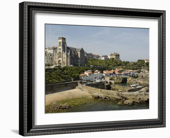 Fishing Port, Biarritz, Basque Country, Pyrenees-Atlantiques, Aquitaine, France, Europe-Robert Harding-Framed Photographic Print