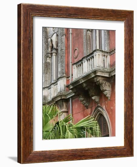 Fishing Port, Former Home of Poet Antonio Cardile, Ortygia Island, Syracuse, Sicily, Italy-Walter Bibikow-Framed Photographic Print