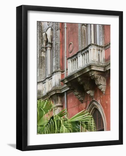 Fishing Port, Former Home of Poet Antonio Cardile, Ortygia Island, Syracuse, Sicily, Italy-Walter Bibikow-Framed Photographic Print