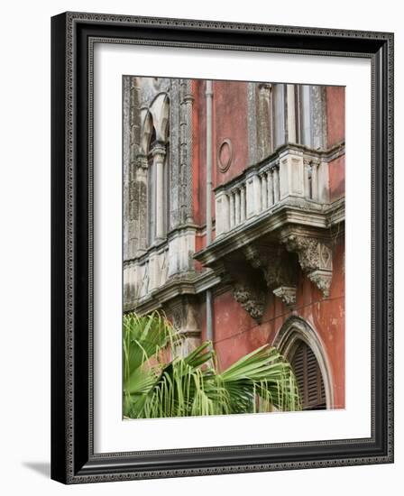 Fishing Port, Former Home of Poet Antonio Cardile, Ortygia Island, Syracuse, Sicily, Italy-Walter Bibikow-Framed Photographic Print