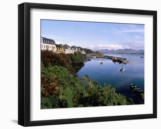 Fishing Port, Roundstone Village, Connemara, County Galway, Connacht, Eire (Ireland)-Bruno Barbier-Framed Photographic Print