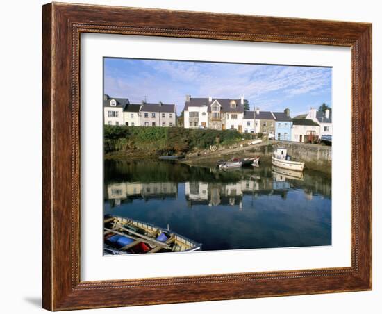 Fishing Port, Roundstone Village, Connemara, County Galway, Connacht, Eire (Ireland)-Bruno Barbier-Framed Photographic Print