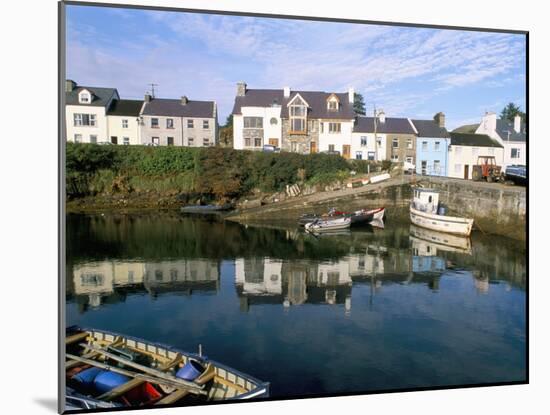 Fishing Port, Roundstone Village, Connemara, County Galway, Connacht, Eire (Ireland)-Bruno Barbier-Mounted Photographic Print