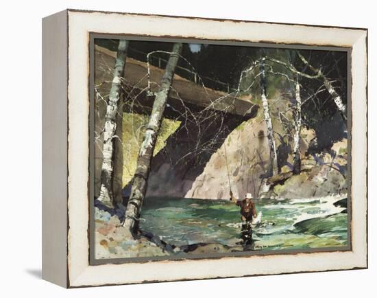 Fishing Retreat I-Roy M. Mason-Framed Stretched Canvas