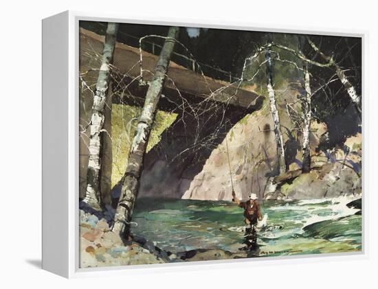 Fishing Retreat I-Roy M. Mason-Framed Stretched Canvas