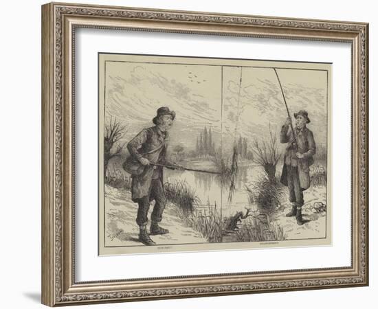 Fishing Scenes-Frank Feller-Framed Giclee Print