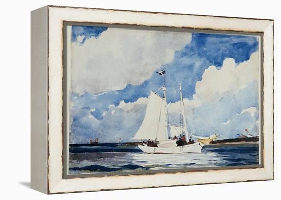Fishing Schooner, Nassau, C.1898-99-Winslow Homer-Framed Premier Image Canvas