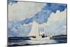 Fishing Schooner, Nassau-Winslow Homer-Mounted Giclee Print