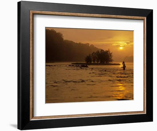 Fishing, Shepherdstown, West Virginia, USA-Kenneth Garrett-Framed Photographic Print