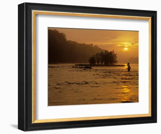 Fishing, Shepherdstown, West Virginia, USA-Kenneth Garrett-Framed Photographic Print