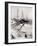 Fishing Ships Anchored at Dock During Winter on Martha's Vineyard-Alfred Eisenstaedt-Framed Photographic Print