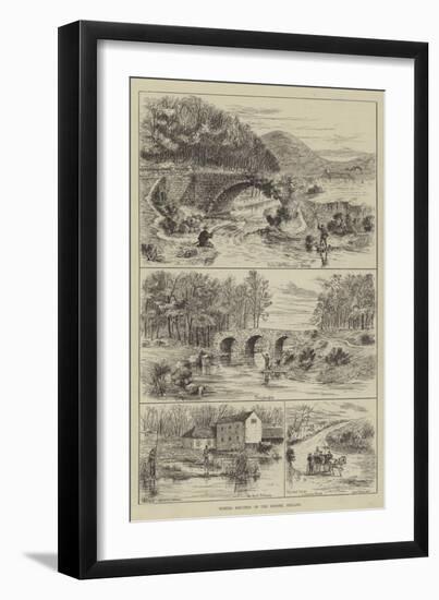 Fishing Sketches on the Dodder, Ireland-Thomas Harrington Wilson-Framed Giclee Print