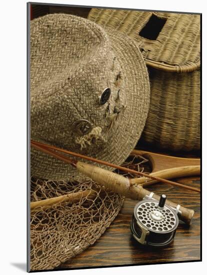 Fishing Still Life-null-Mounted Photographic Print