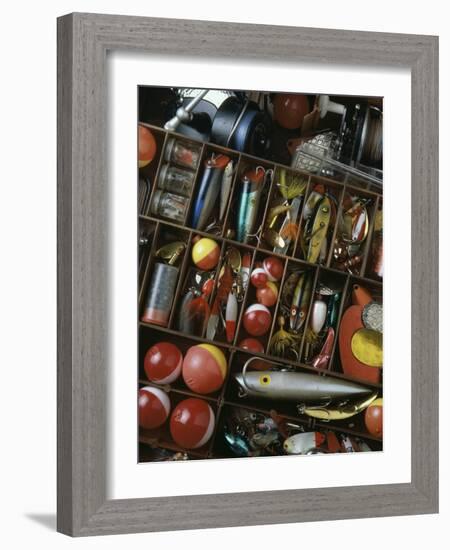 Fishing Tackle Box-null-Framed Photographic Print