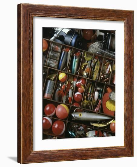 Fishing Tackle Box-null-Framed Photographic Print