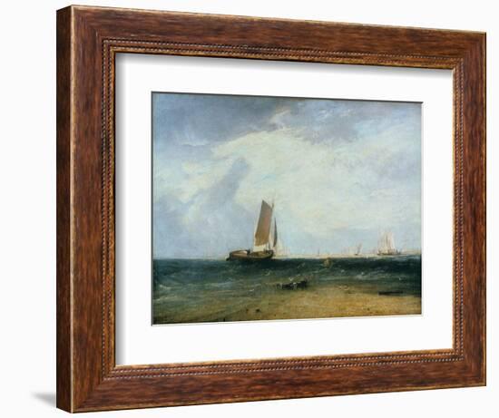 Fishing Upon the Blythe Sand, Tide Setting In, 1809-J. M. W. Turner-Framed Giclee Print