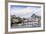 Fishing Village and Harbour Framed by Peaks and Sea, Hamnoy, Moskenes-Roberto Moiola-Framed Photographic Print