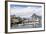 Fishing Village and Harbour Framed by Peaks and Sea, Hamnoy, Moskenes-Roberto Moiola-Framed Photographic Print