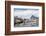 Fishing Village and Harbour Framed by Peaks and Sea, Hamnoy, Moskenes-Roberto Moiola-Framed Photographic Print