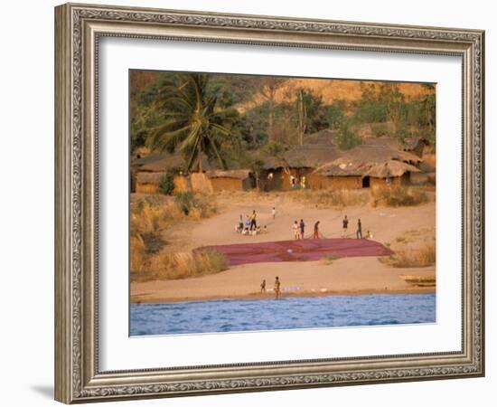 Fishing Village, Lake Tanganyika, Mahale Mountain, Tanzania-Marilyn Parver-Framed Photographic Print